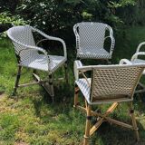 Set of 4 armchairs Drucker terrace Parisian Bistro