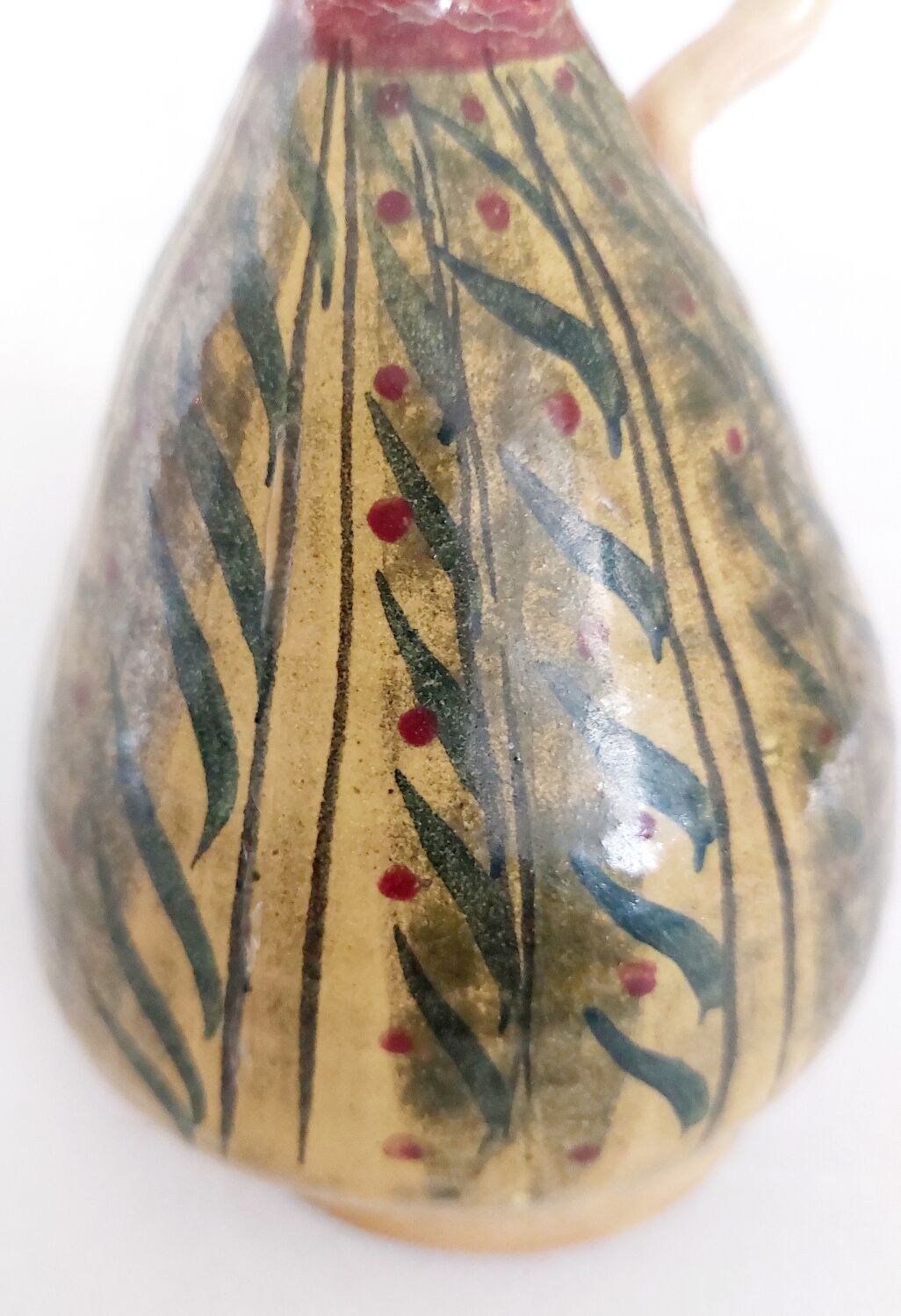 Old terracotta candle holder Germany