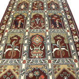 Persian Oriental carpet knotted in May, Tunisian Oriental Carpet in Wool  163x94cm