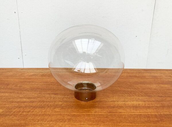 Suspension Vintage Space Age en Chrome et Verre par Motoko Ishii pour Staff, années 1970