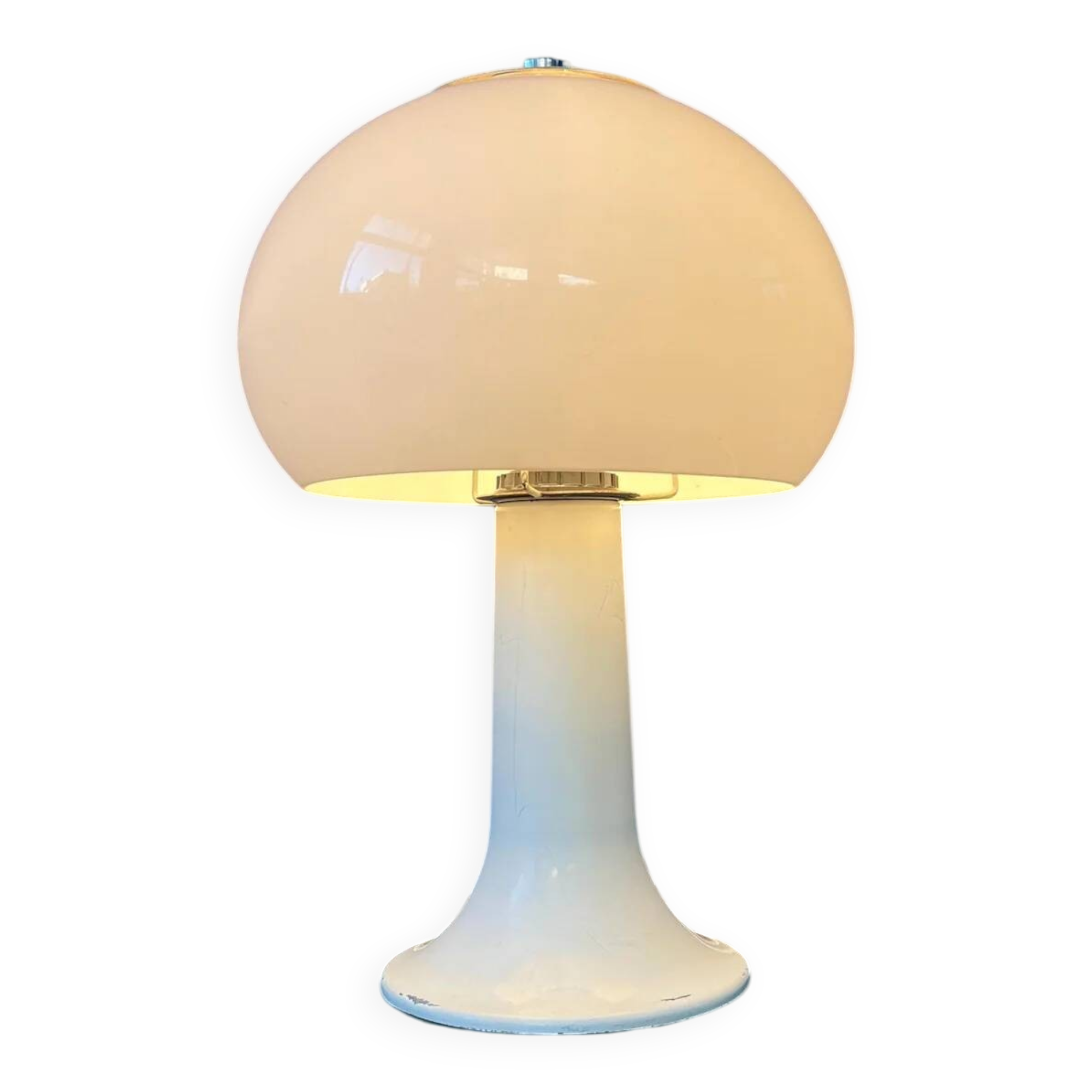 Mid-century Herda Space Age mushroom table lamp