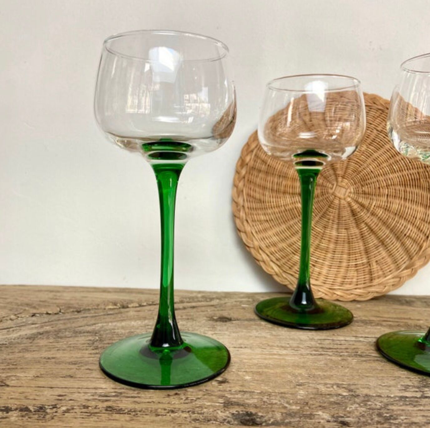 4 verres Luminarc France vintage