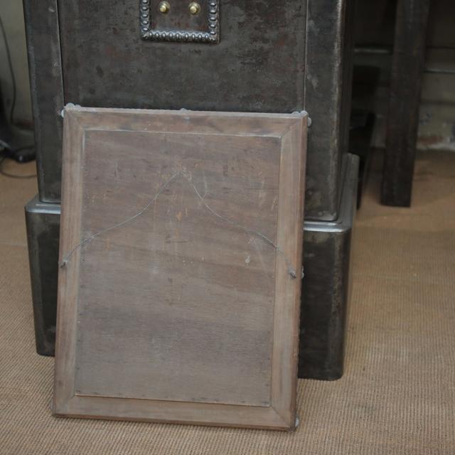 Old murano white glass mirror circa 1900