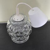 Vintage glass pendant lamp