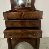 Empire period lady's dressing table in mahogany and veneer, 19th century