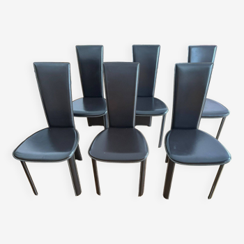 Roche Bobois Set of 6 dining table chairs