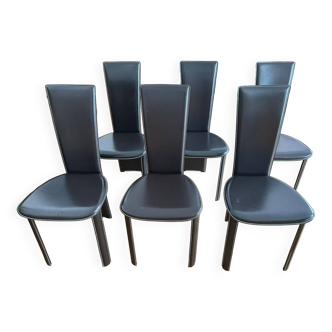 Roche Bobois Set of 6 dining table chairs