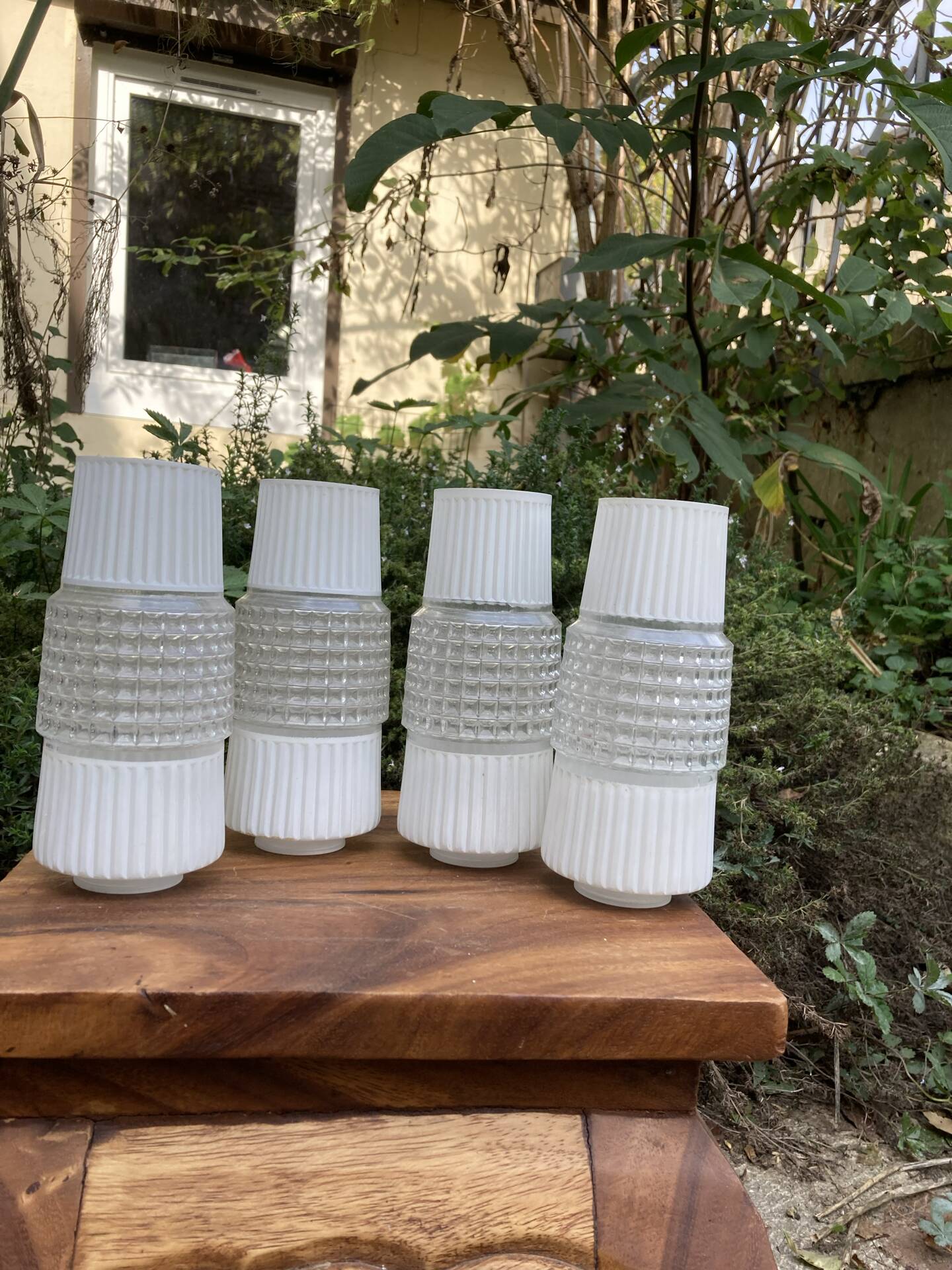 Luminaire tulipe mid century
