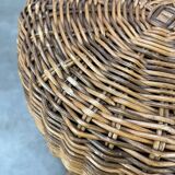 Champagne cork rattan stool