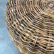 Tabouret rotin bouchon de champagne