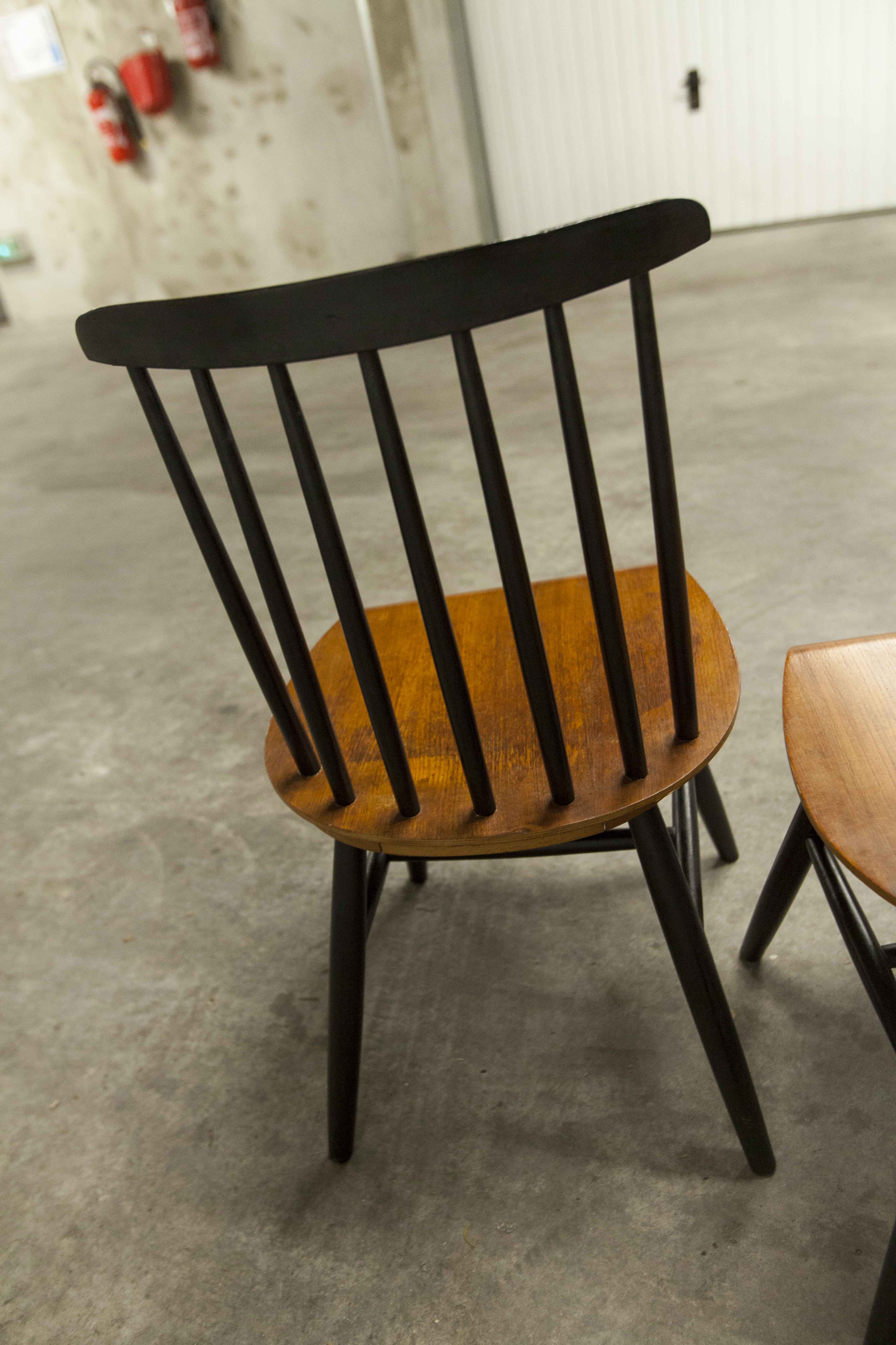 Set of 4 Fanett chairs by IImari Tapiovaara 1960
