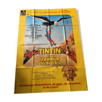 Poster of the film tintin and the temple of soleil 120x160 cm