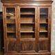 Important library stamped from the Louis Philippe period in mahogany / early