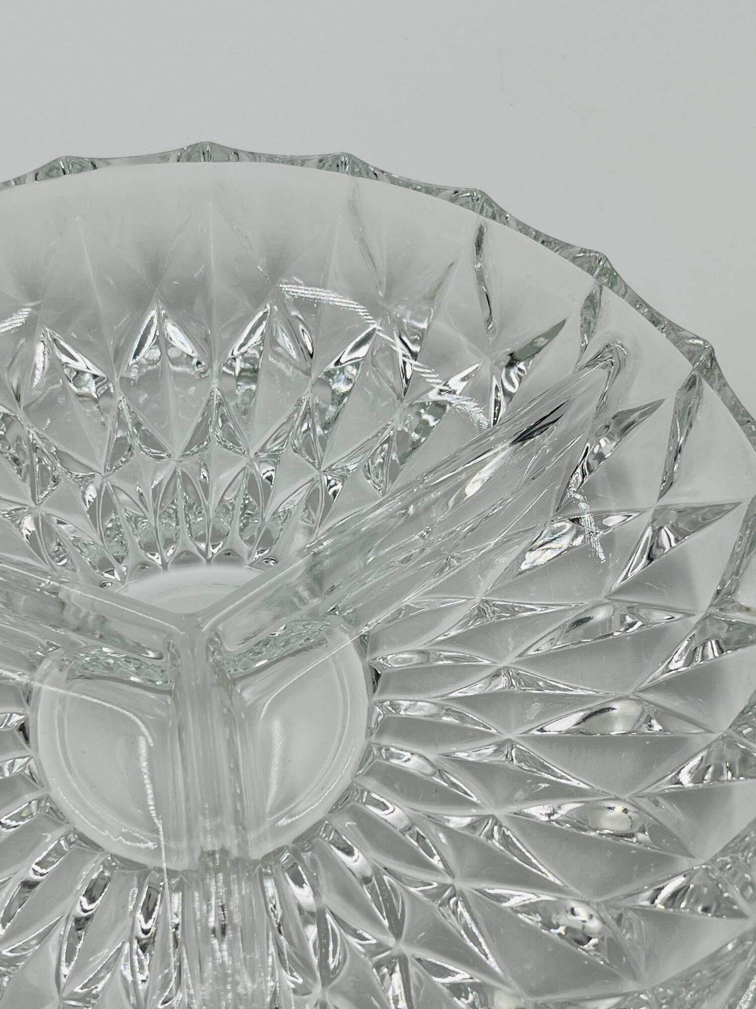 Plat Apéritif Vintage en Verre