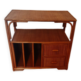 woven rattan chest of drawers - 2 drawers