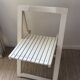 Series of 4 Italian folding chairs from the 70s