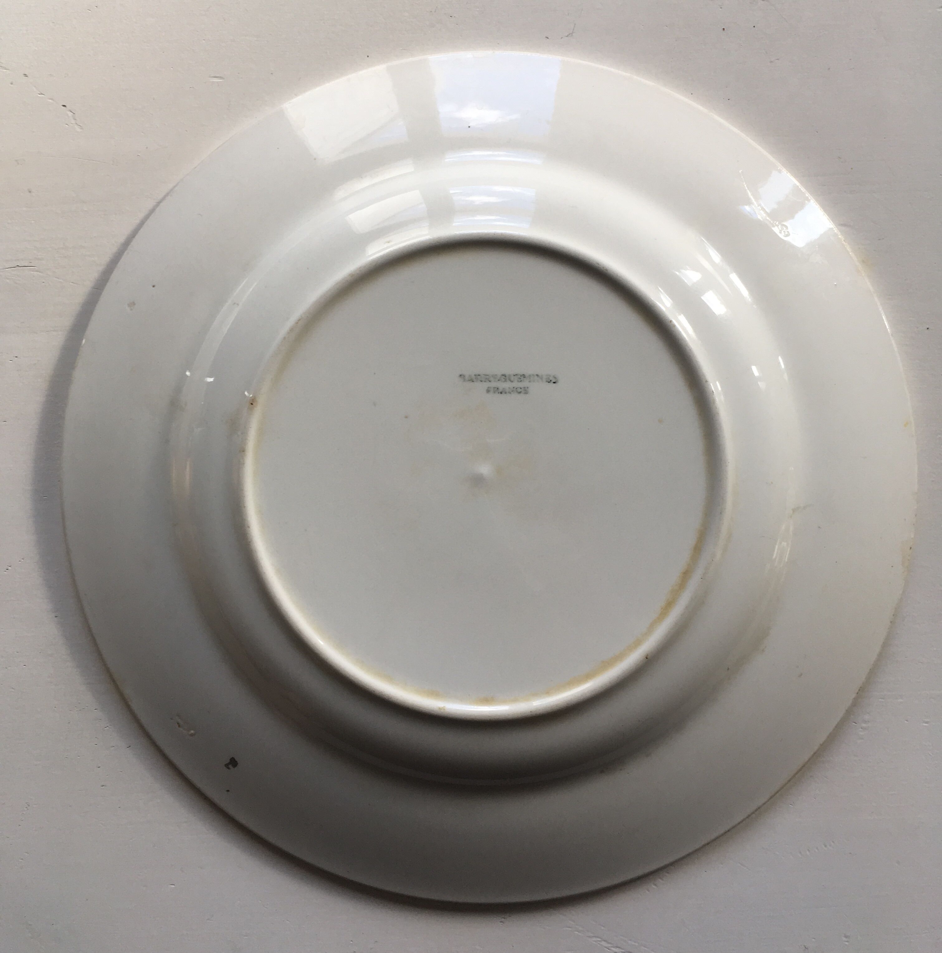 Ensemble de 5 assiettes de Sarrguemines collection Ecossais