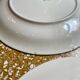 Set of 4 Argenteuil Boch Frères dinner plates