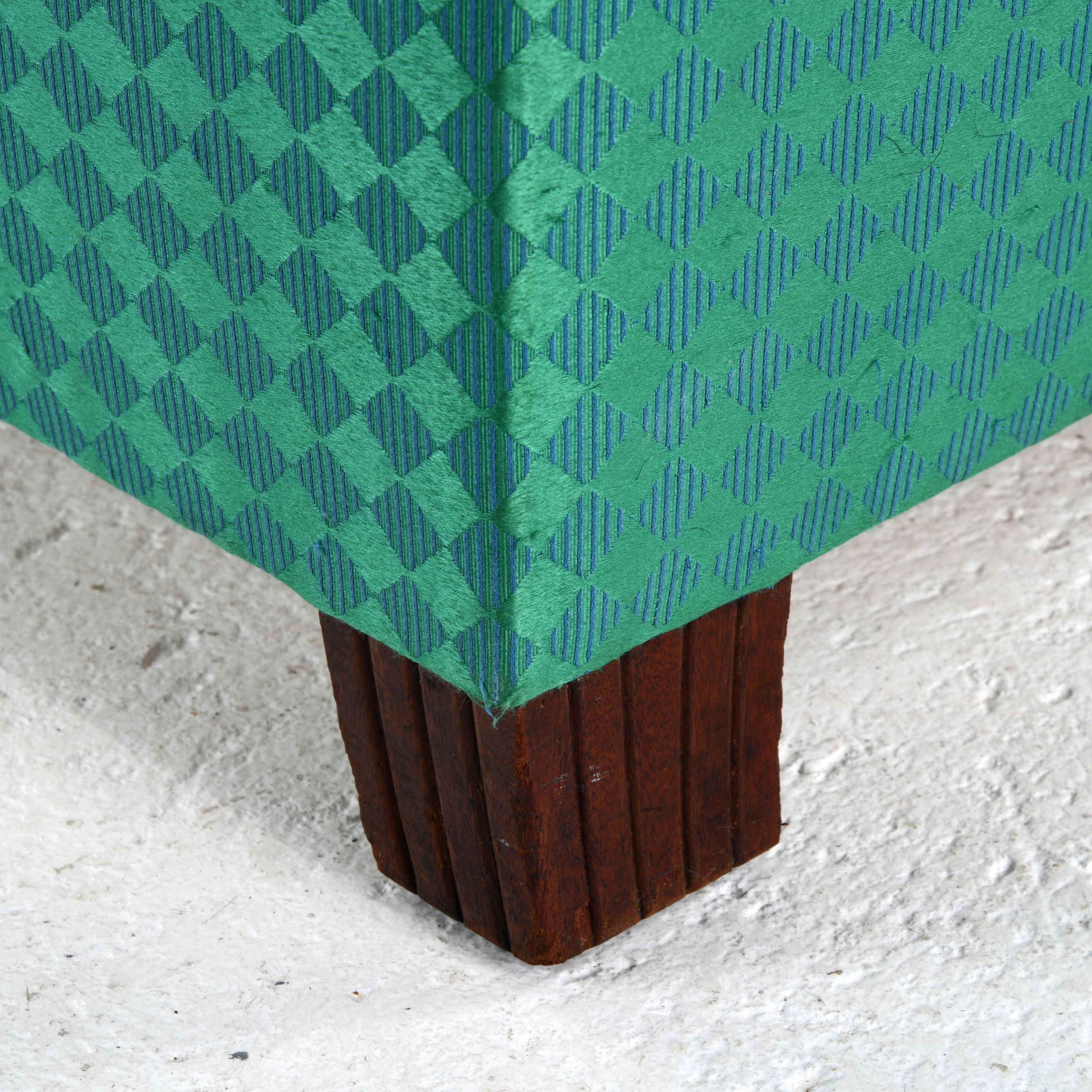 Asymmetrical Art Deco style chaise longue