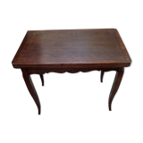 Folding wood dining table