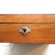Box XIXth Napoleon III, jewel box or secrets, mahogany, padded blue silk, signed TAHAN
