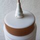 Suspension opaline aspect bois