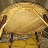 Antique rattan coffee table