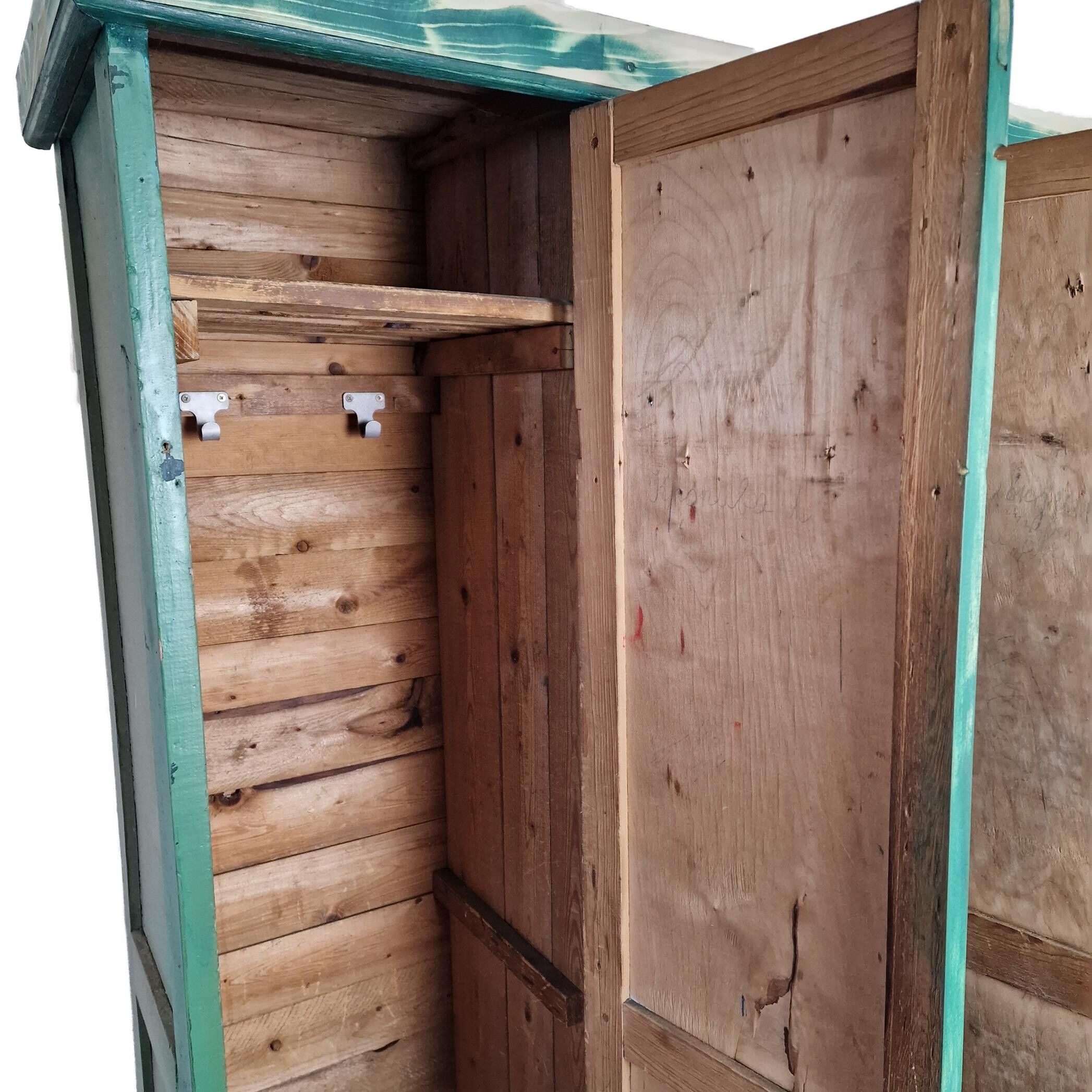 Vintage wooden locker