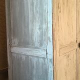 White patinated wardrobe