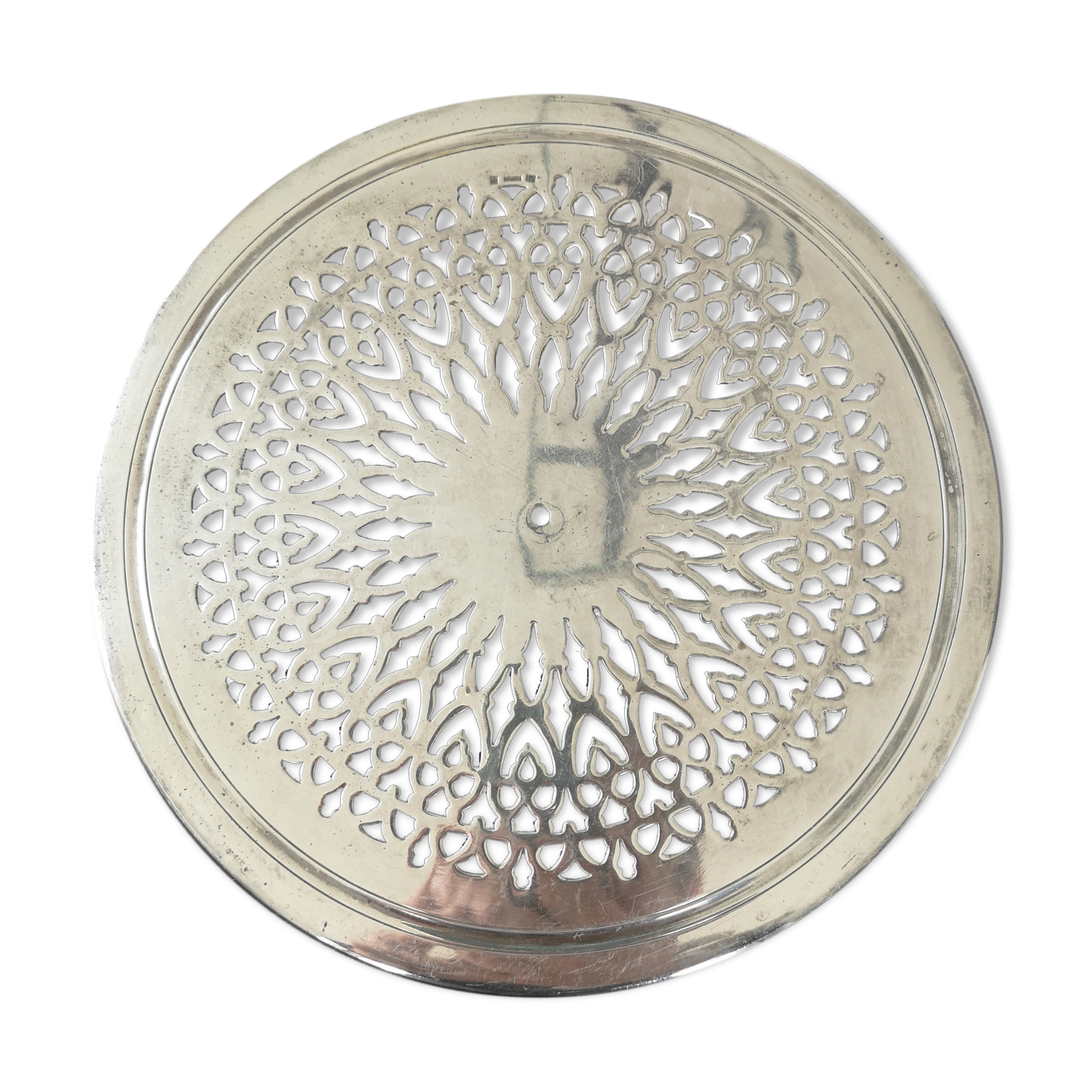 Silver metal flat top