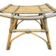 Rattan stool from the 70s France