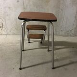 Stool foot step in 70s formica