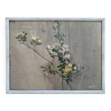 Tableau peint à la main fleurs