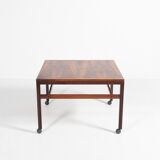 Danish rosewood coffee table from the 1970s by Haslev