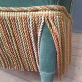 Fully upholstered chair called "toad"