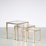 1970s Nesting tables by Pierre Vandel, France