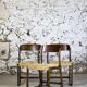 Set of 3 sleigh chairs by Baumann, 1960