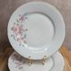 Set of 3 vintage flat plates in Jugoporcelan porcelain – Yugoslavia