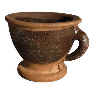 Old potter's handle pot Art-popular XIXth