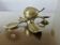 Antique bronze jewellery box, small catchall, Art Nouveau, 1920s