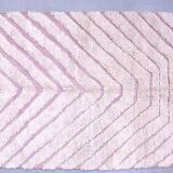 Tapis rose maroccain en laine 200cmx300cm