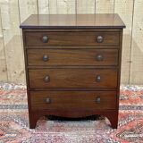 1930s English mahogany chest of drawers