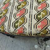 Chair Napoleon III, black turned wood