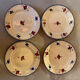Set of 4 dessert plates Digoin Sarreguemines old