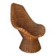 Mid-century wicker armchair