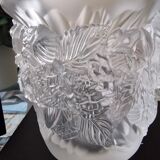 Peony lalique vase