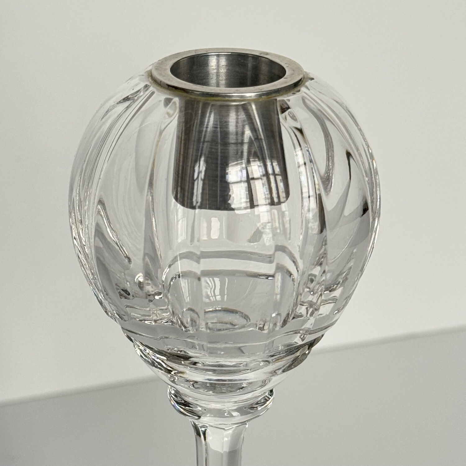 Saint Louis Crystal Candlesticks | Set of 3 | 20th Century