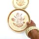 Vintage stoneware dessert plates