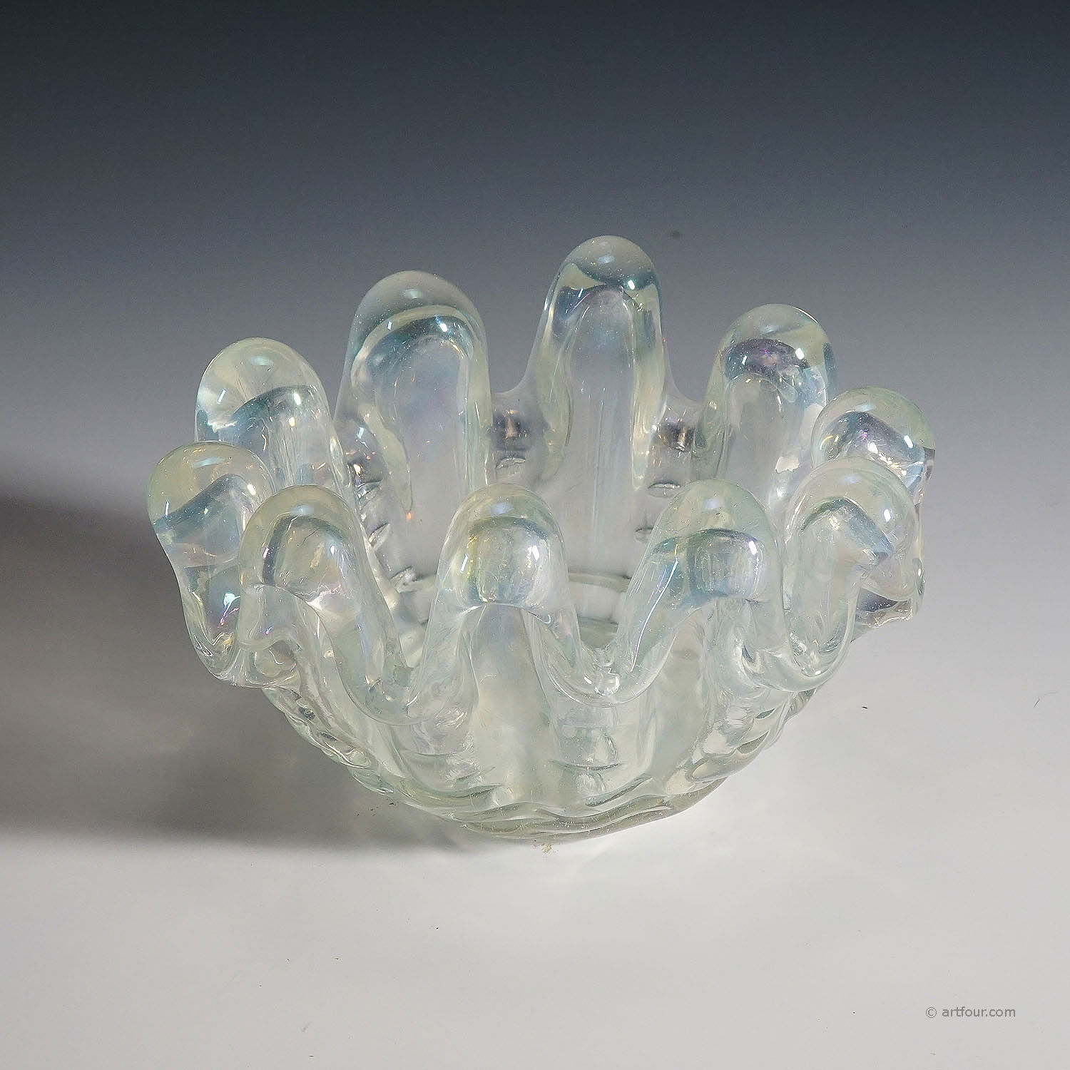 Ercole Barovier - Barovier & Toso 'A Grosse Costolature' bowl 1942