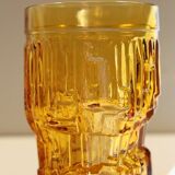 Service amber glasses and Bormioli decanter